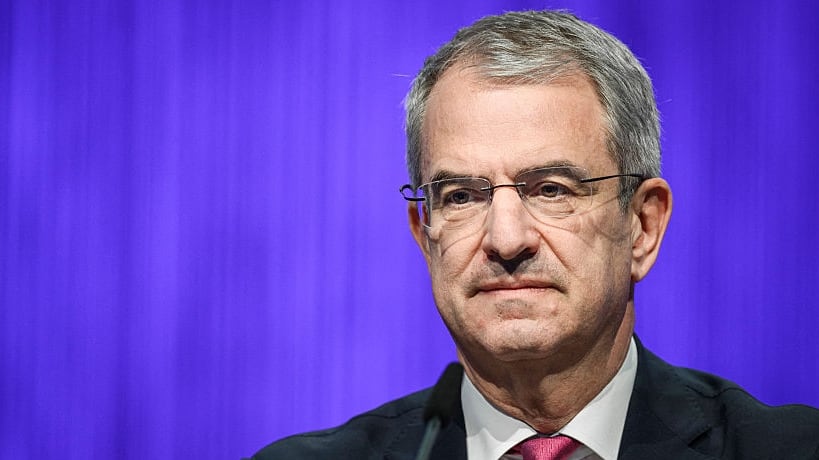 CEO Laurent Freixe attends a general shareholders meeting of Swiss food giant Nestle in Ecublens, near Lausanne, on April 16, 2025. (Photo by GABRIEL MONNET / AFP) (Photo by GABRIEL MONNET/AFP via Getty Images)