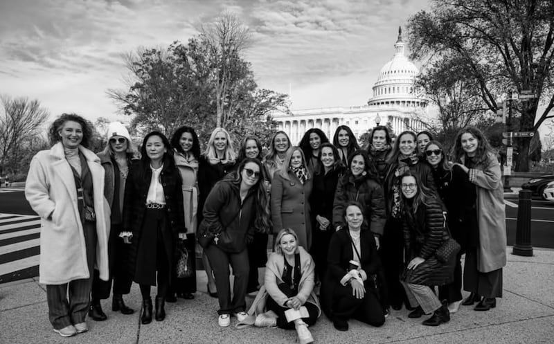 Epstein survivors gathered in Washington in November 2025.