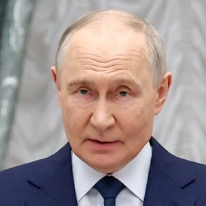 Russian President Vladimir Putin delivers a speech during a ceremony to present state awards at the Kremlin in Moscow, Russia, September 18, 2026.