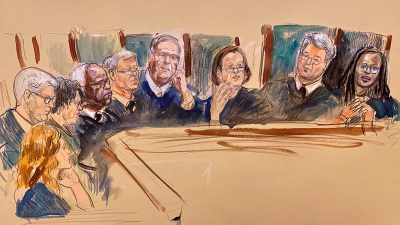 U.S. Supreme Court sketch