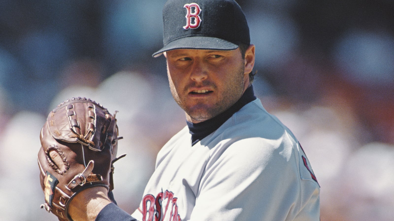 Roger Clemens, pitcher for the Boston Red Sox and New York Yankees