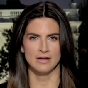 President Donald Trump and CNN host Kaitlan Collins.