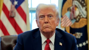 WASHINGTON, DC - JANUARY 30: U.S. President Donald Trump talks to reporters from the Resolute Desk after signing an executive order to appoint the deputy administrator of the Federal Aviation Administration in the Oval Office at the White House on January 30, 2025 in Washington, DC. Trump also signed a memorandum ordering an immediate assessment of aviation safety and ordering an elevation of what he called “competence” over “D.E.I.” (Photo by Chip Somodevilla/Getty Images)