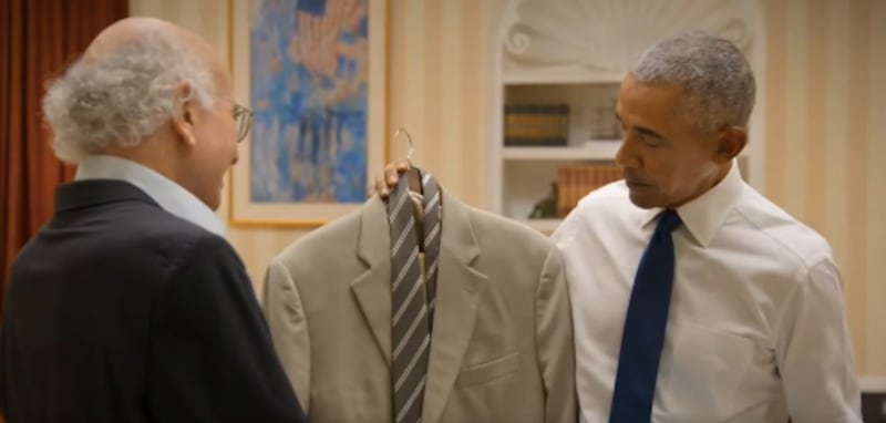 Barack Obama Larry David