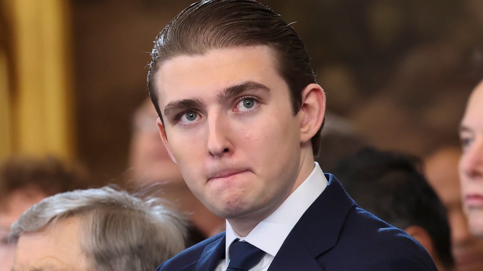 Barron at the inauguration