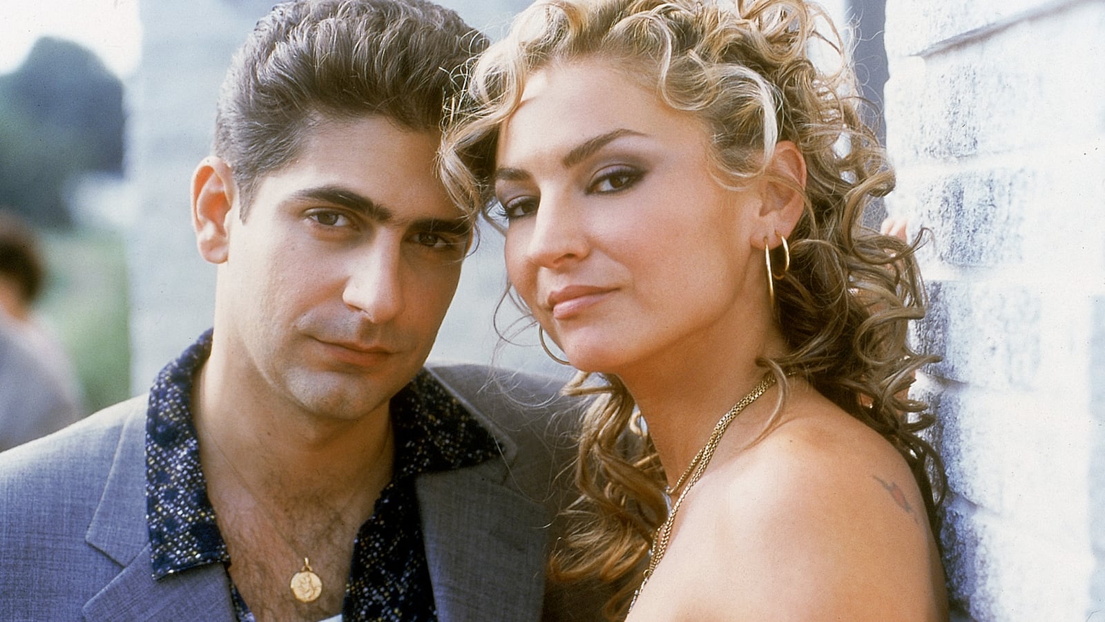 Michael Imperioli as Christopher Moltisanti and Drea de Matteo as Adriana La Cerva star in HBO's hit television series, "The Sopranos".