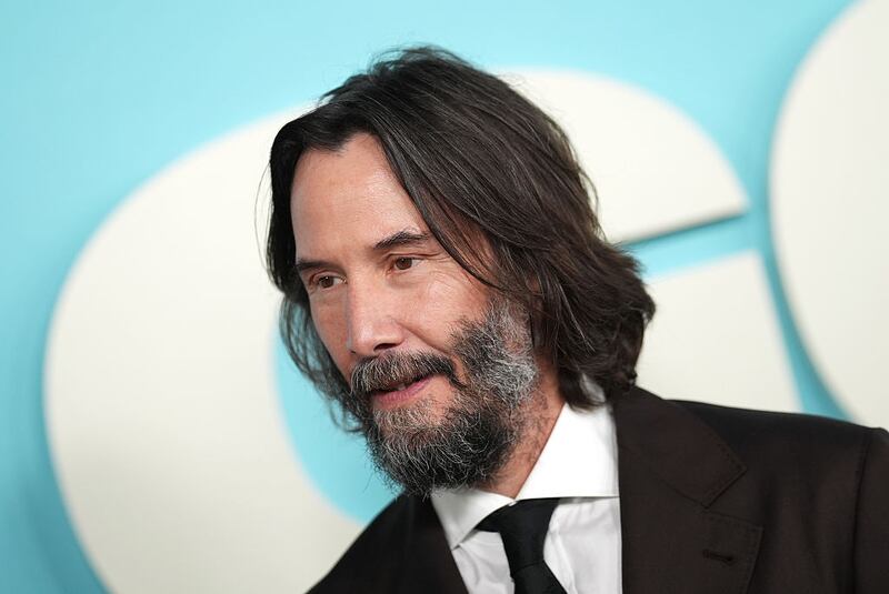 Keanu Reeves at the "Good Fortune" New York special screening held at AMC Lincoln Square 13 on October 13, 2025 in New York, New York.