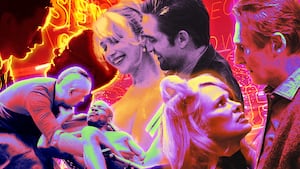 A photo illustration of the Best and Worst sex love scenes in film for 2025 Obsessed.