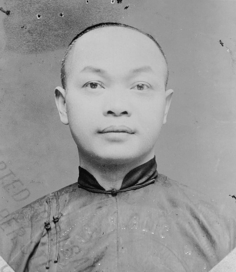 Portrait of American Wong Kim Ark, 1904.