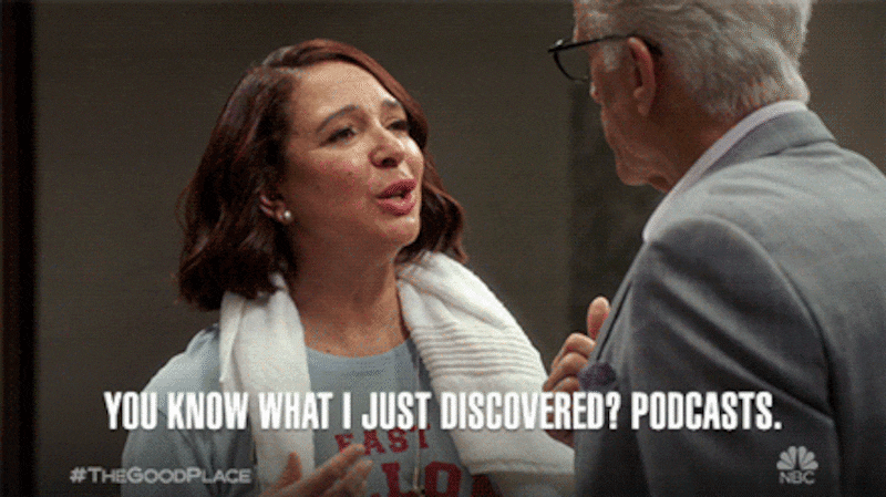 Maya Rudolph and Ted Danson on 'The Good Place'