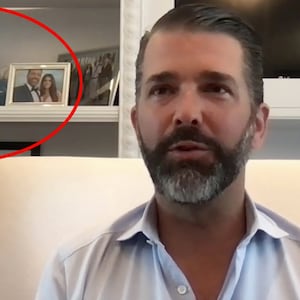 Donald Trump Jr. speaks at the DC Blockchain Summit 2025 on March 26.