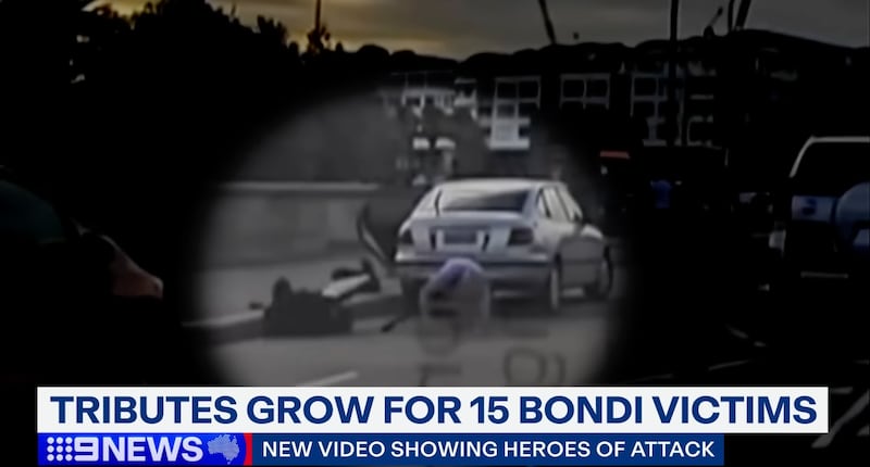 Dashcam footage shows Boris and Sofia Gurman tackling the Bondi Beach gunmen. They were killed, along with 13 others, and one of the gunmen.