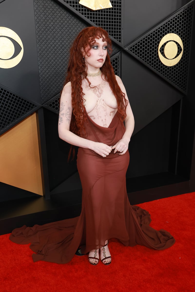 Chappell Roan attends the 68th GRAMMY Awards on February 01, 2026 in Los Angeles, California.