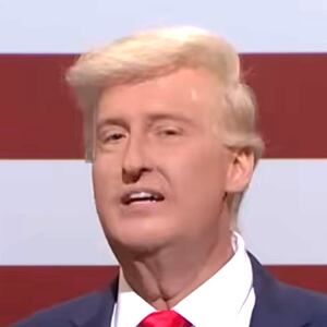 Brendan Carr and Donald Trump being portrayed on Saturday Night Live