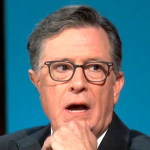 Late Night with Stephen Colbert, Colbert talking his cancelation.