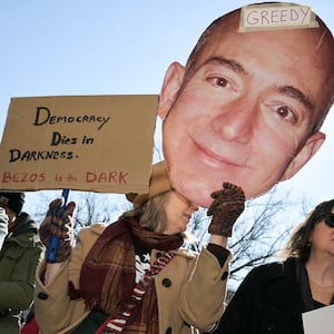 Washington Post employees rally