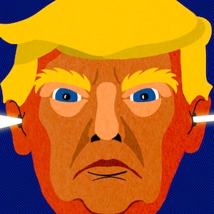 Donald Trump photo illustration