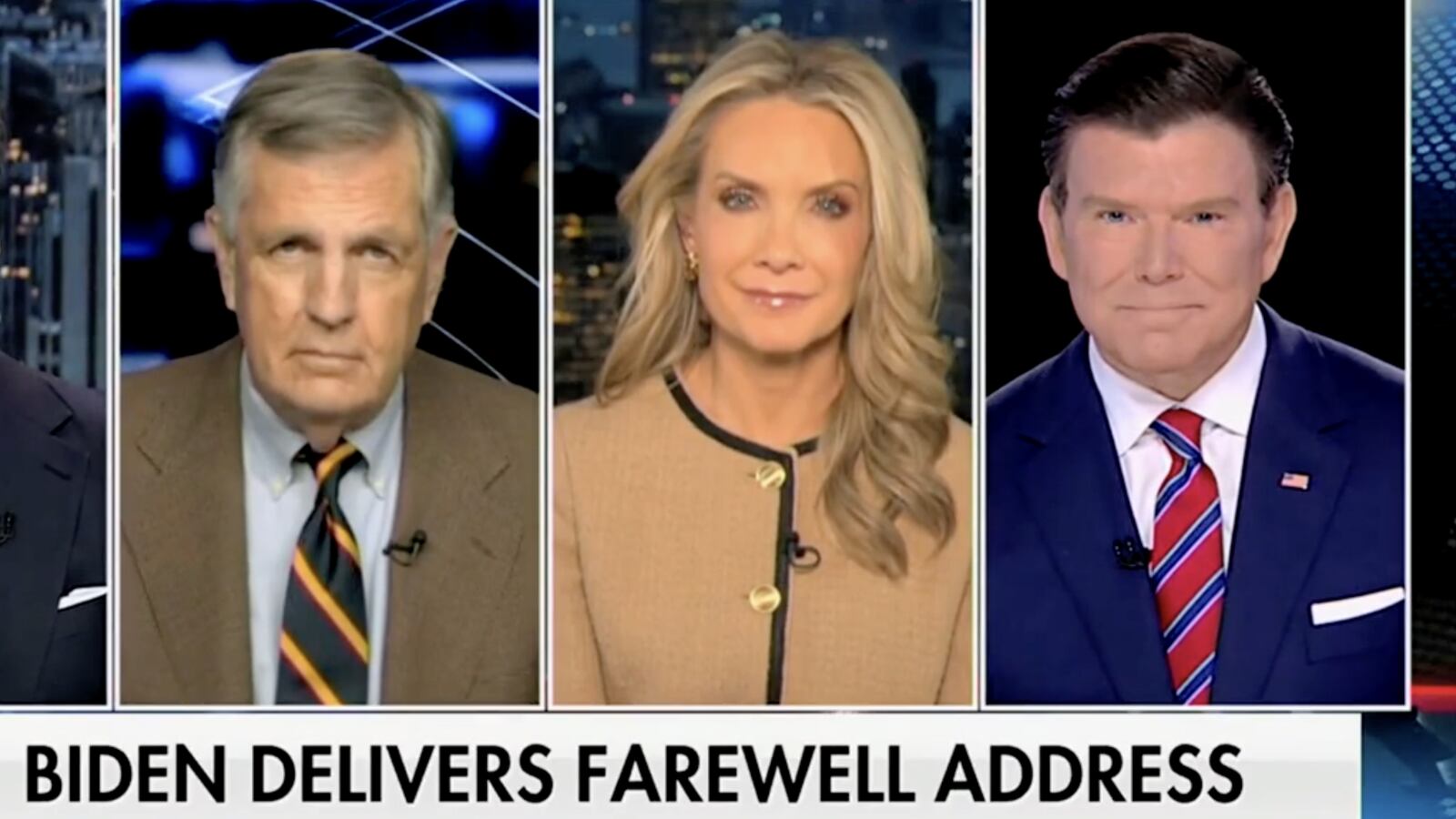 Fox News pundits blast Joe Biden's farewell speech in the Jan. 15 episode of Jesse Watters Primetime.