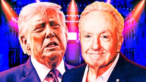 A photo illustration of Donald Trump and Lorne Michaels.