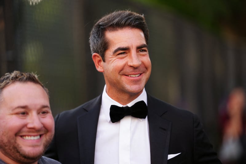 Jesse Watters, television host on the FOX News Channel, arrives for a state dinner held by US President Donald Trump and first lady Melania Trump for Chinese President Xi Jinping and his wife, Peng Liyuan, in Washington, D.C., US, September 24, 2026.