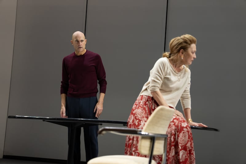 Mark Strong and Lesley Manville