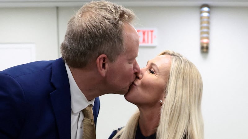 Marjorie Taylor Greene married conservative journalist Brian Glenn earlier this week. They're both in the new movement.