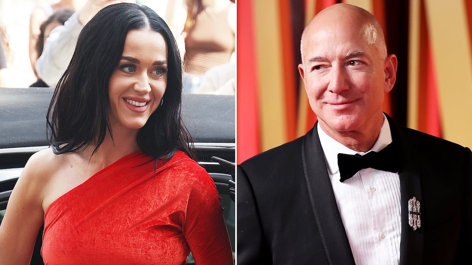 Katy Perry and Jeff Bezos.