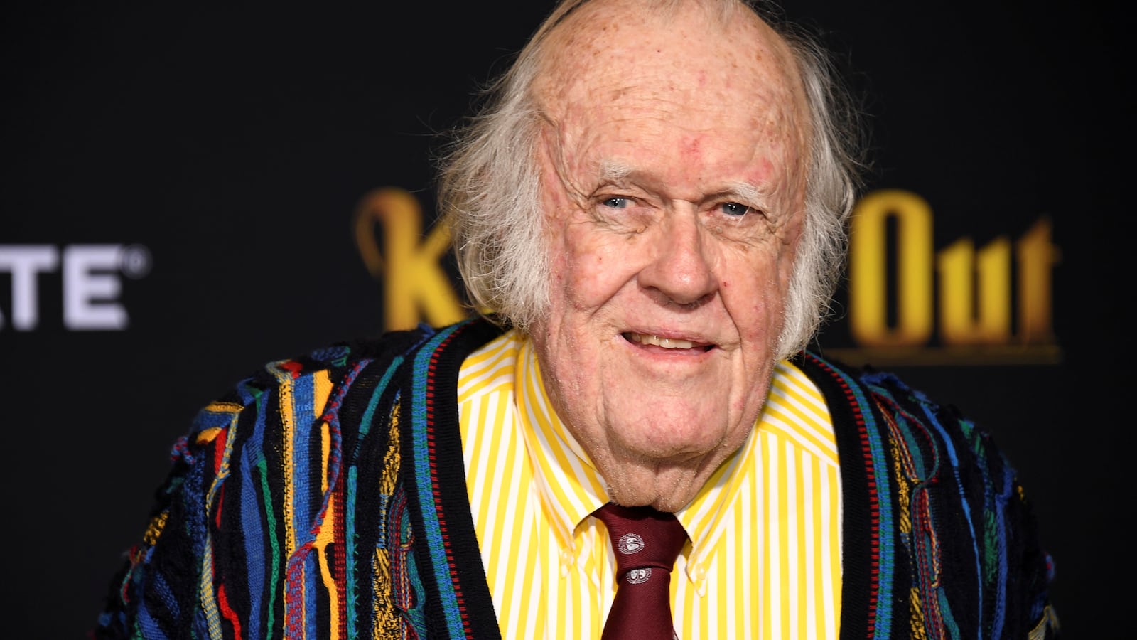 M. Emmet Walsh attends the premiere of "Knives Out" in Los Angeles.