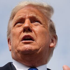 It's BIG, it's very very big, Donald Trump says of the National Mall Reflecting Pool.