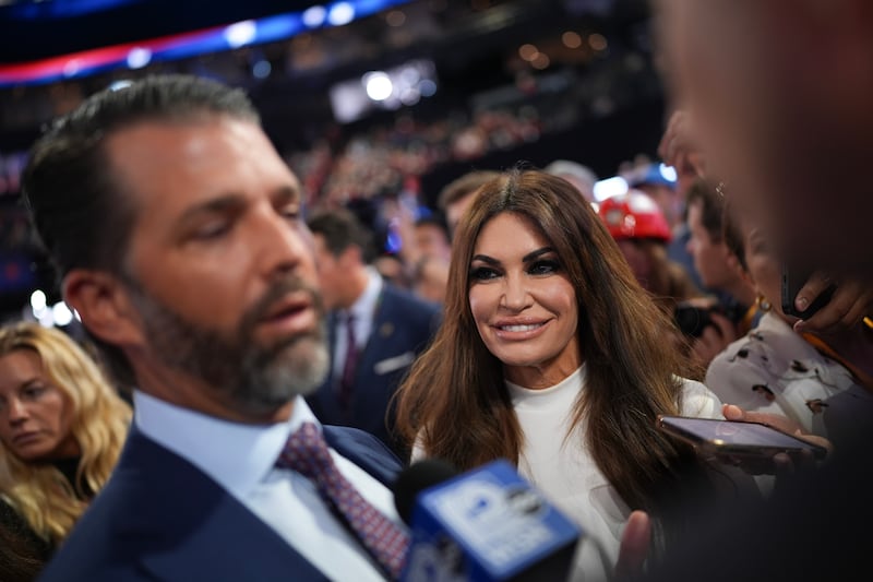 Donald Trump Jr. and Kimberly Guilfoyle