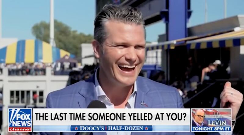 “President Trump’s the boss, he sets the tone,” the former Fox News anchor said.