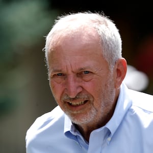 Former Treasury Secretary Larry Summers attends the Allen & Company Sun Valley Conference