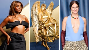 Denée Benton, Megan Stalter, and Shailene Woodley attend the 78th Primetime Emmy Awards in Los Angeles, California, on Sept. 14, 2026.
