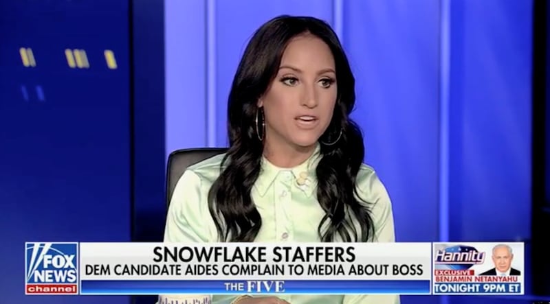 Emily Compagno appears on The Five on Fox News.