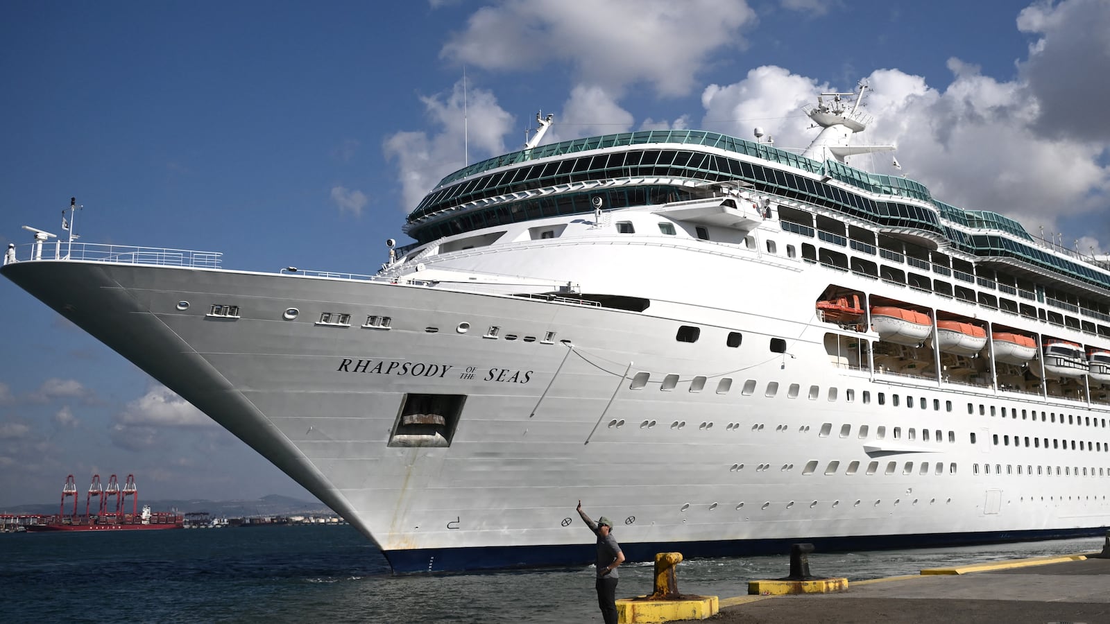 The 'Rhapsody of the Seas' cruise liner