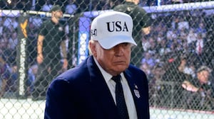 U.S. President Donald Trump attends UFC Freedom 250 on the South Lawn of the White House in Washington, D.C., U.S., June 15, 2026. REUTERS/Evan Vucci