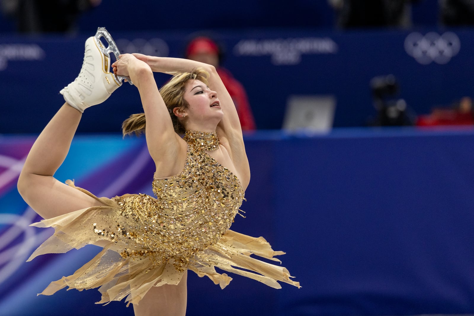 Alysa Liu of the United States performs her routine, which won the gold medal, during the Figure Skating, Women's Singles Skating, Free Skating at the Milano Ice Skating Arena at the Milano Cortina Winter Olympic Games 2026 on February 19, 2026, in Milan, Italy.