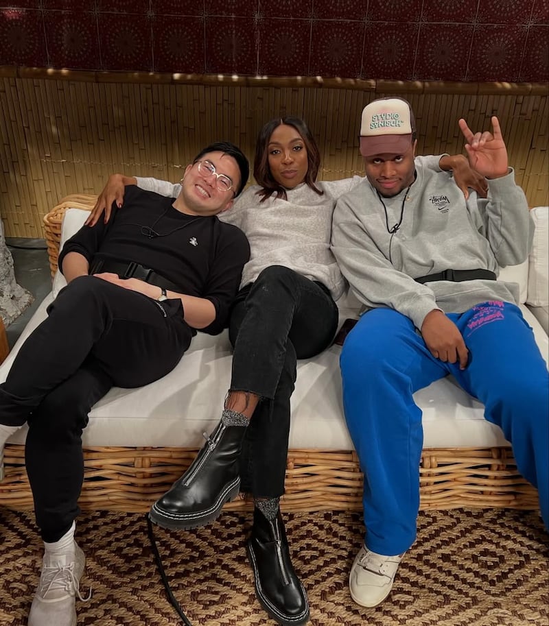 Image shared by James Austin Johnson on the departure of his Saturday Night Live castmate Bowen Yang.