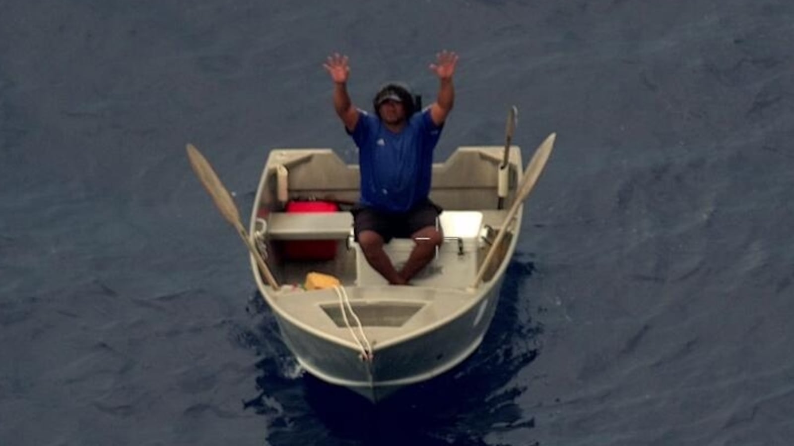 Man found at sea after a week