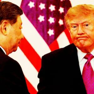 Donald Trump and Xi Jinping