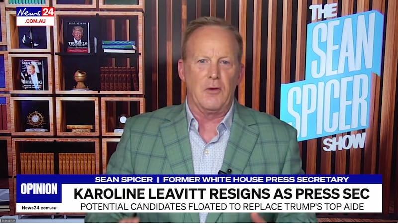 Spicer resigned from his post in 2017.