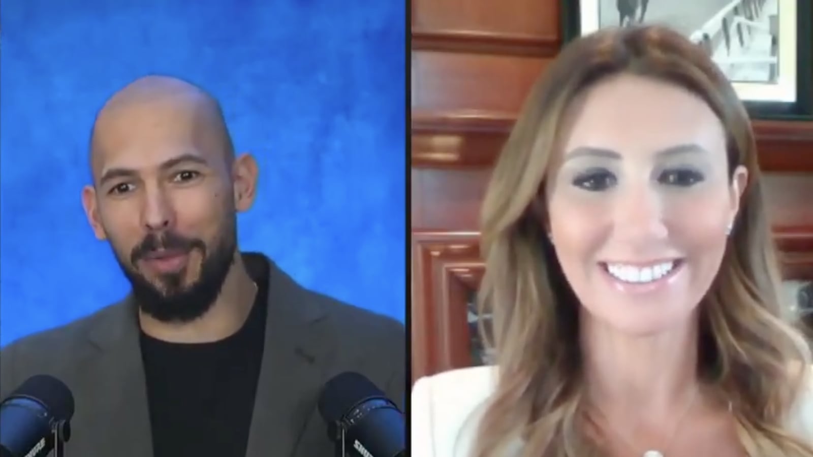 Alina Habba meets Andrew Tate on The Benny Show podcast.