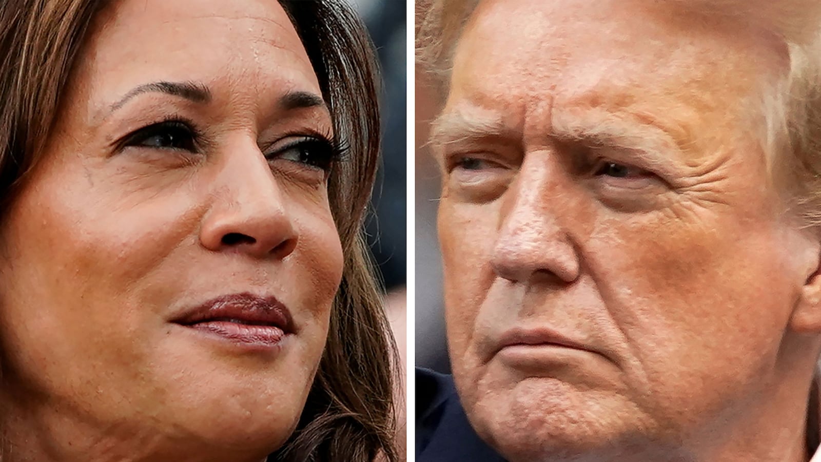 Vice President Kamala Harris and former President Donald Trump.