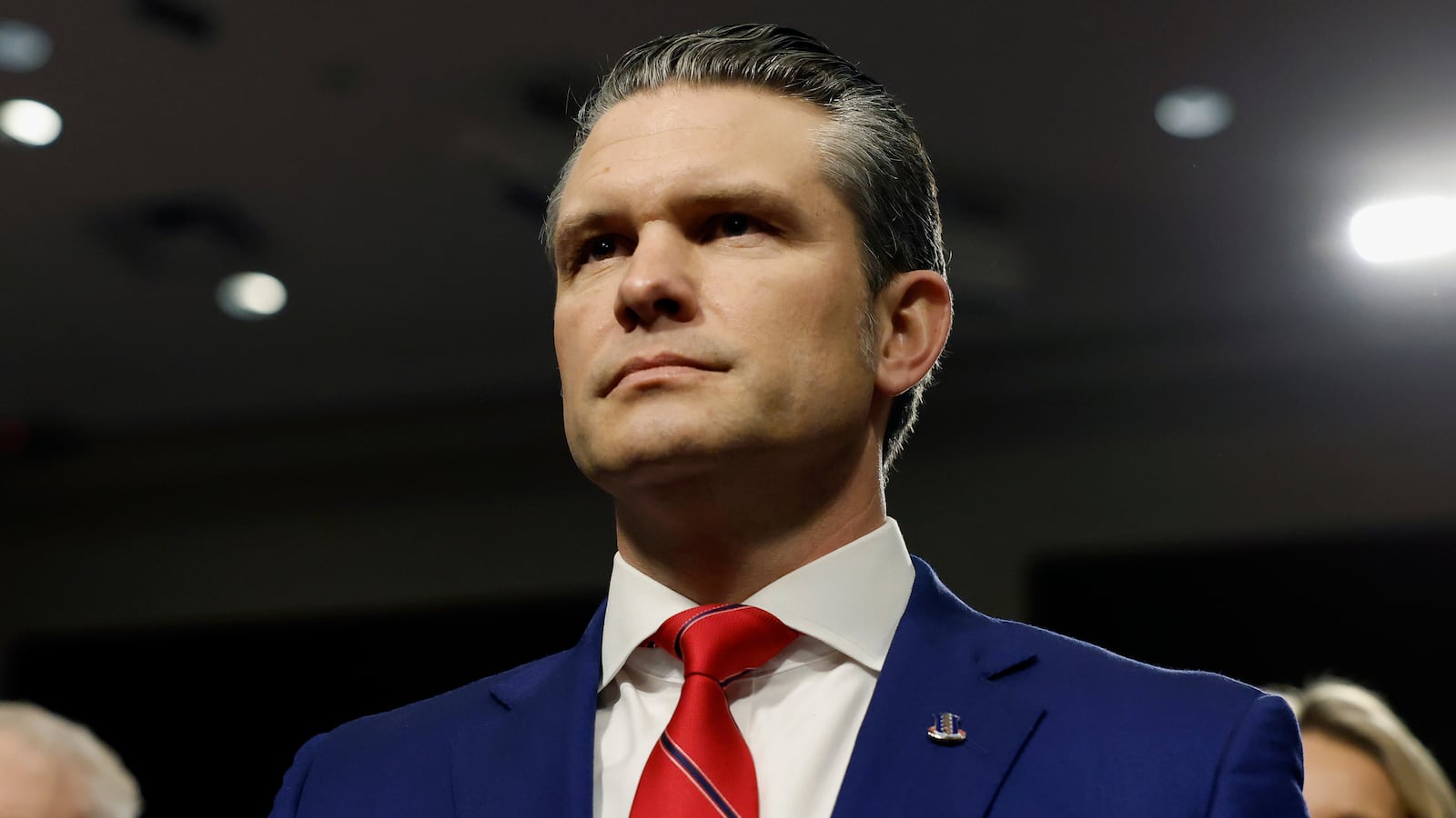 WASHINGTON, DC - JANUARY 14: U.S. President-elect Donald Trump's nominee for Secretary of Defense Pete Hegseth arrives for his Senate Armed Services confirmation hearing on Capitol Hill on January 14, 2025 in Washington, DC. Hegseth, an Army veteran and the former host of “FOX & Friends Weekend” on FOX News will be the first of the incoming Trump administration’s nominees to face questions from Senators. (Photo by Anna Moneymaker/Getty Images)