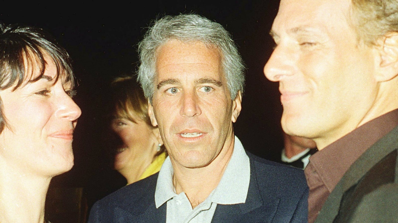 Jeffrey Epstein attends a party at President Trump's Mar-a-Lago resort in 2000.