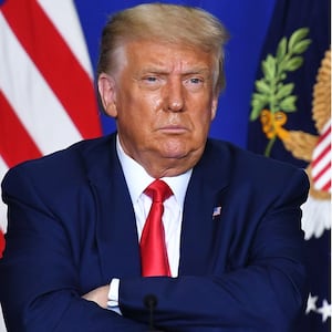 Donald Trump and J.B. Pritzker