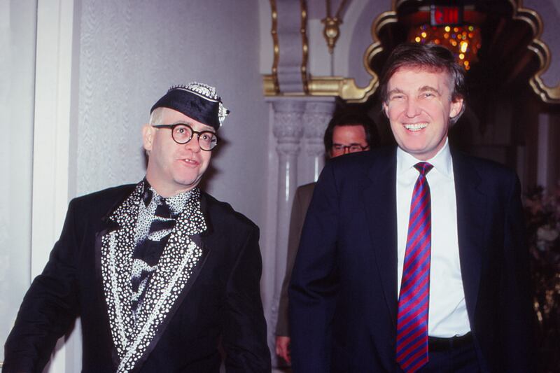 Trump and Elton John