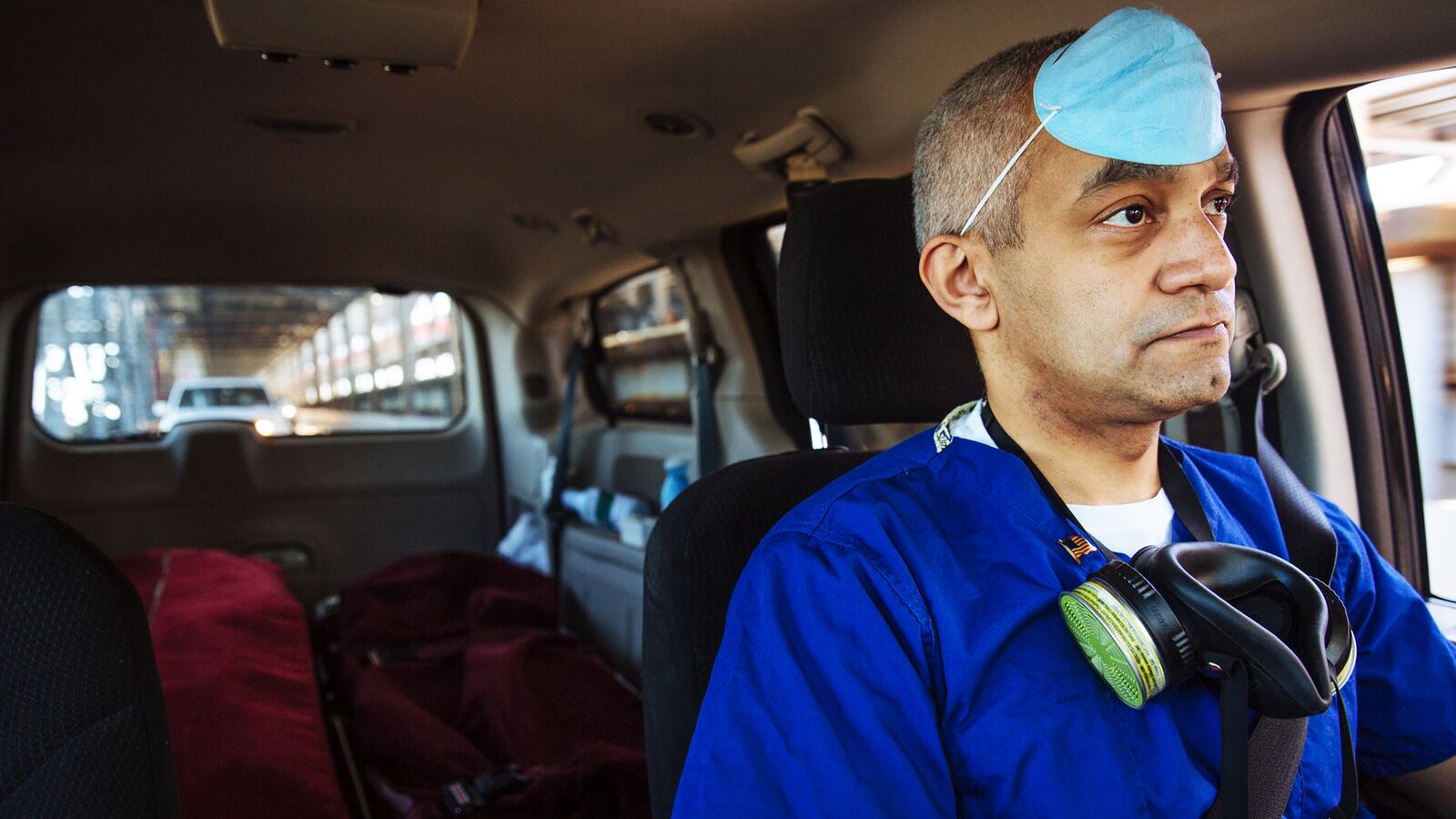 A photo that includes a film still from the Documentary Handle with Extreme Care.