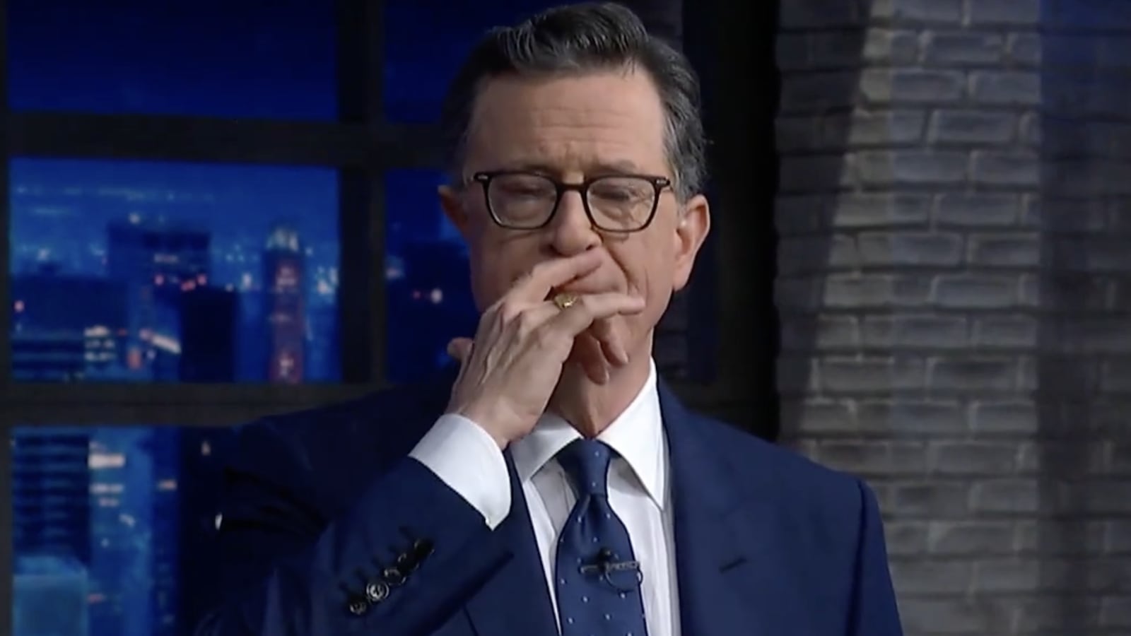 Stephen Colbert says goodbye to his audience.