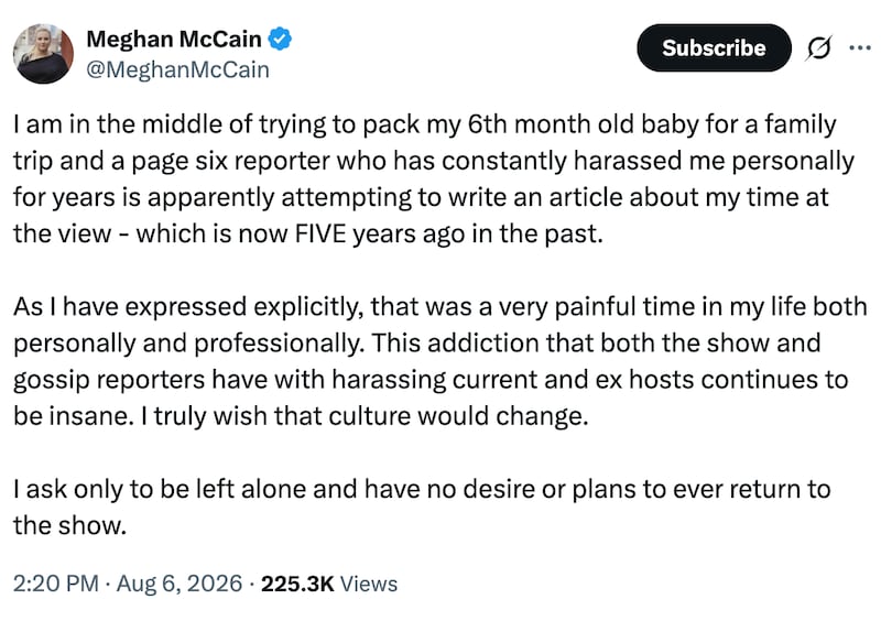 Meghan McCain